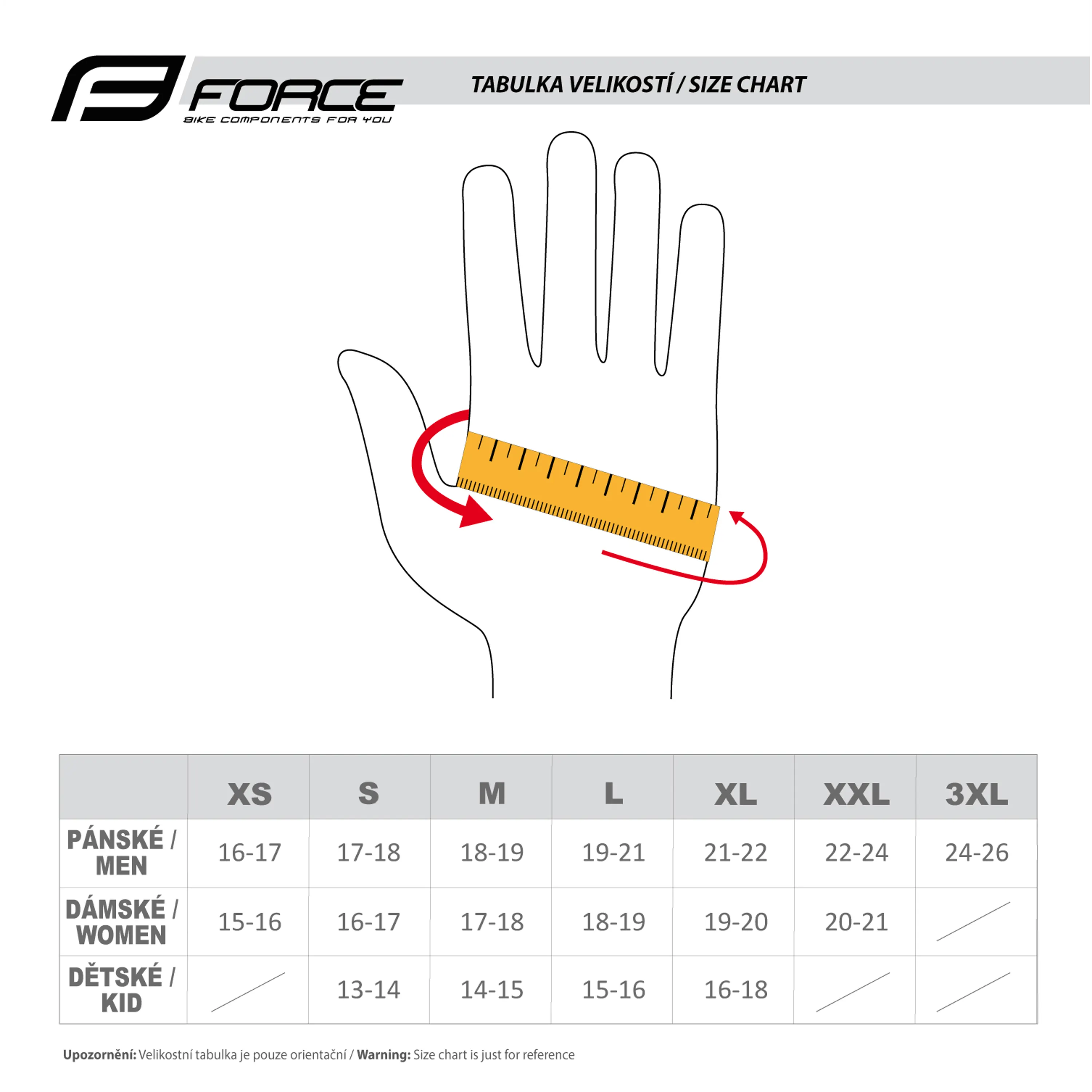 rukavice neoprén FORCE NEO, černé M