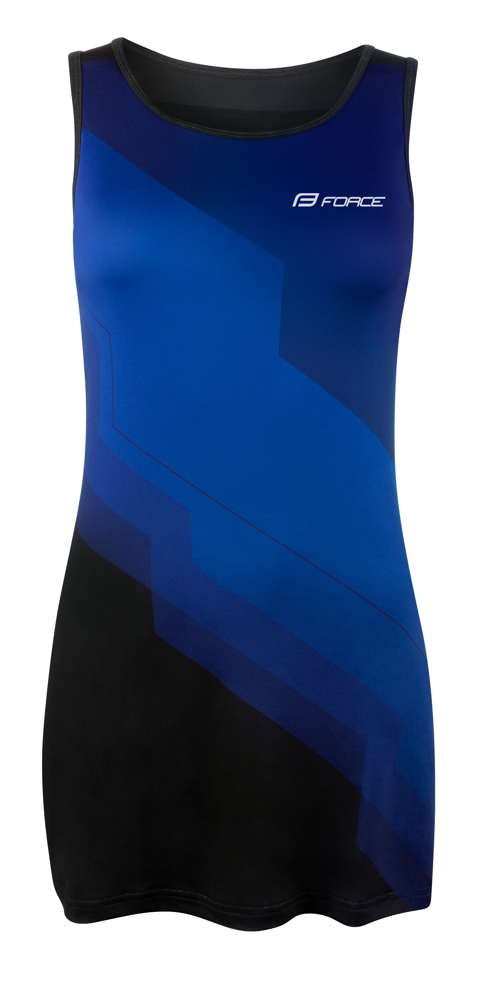šaty sportovní FORCE ABBY, modro-černé S
