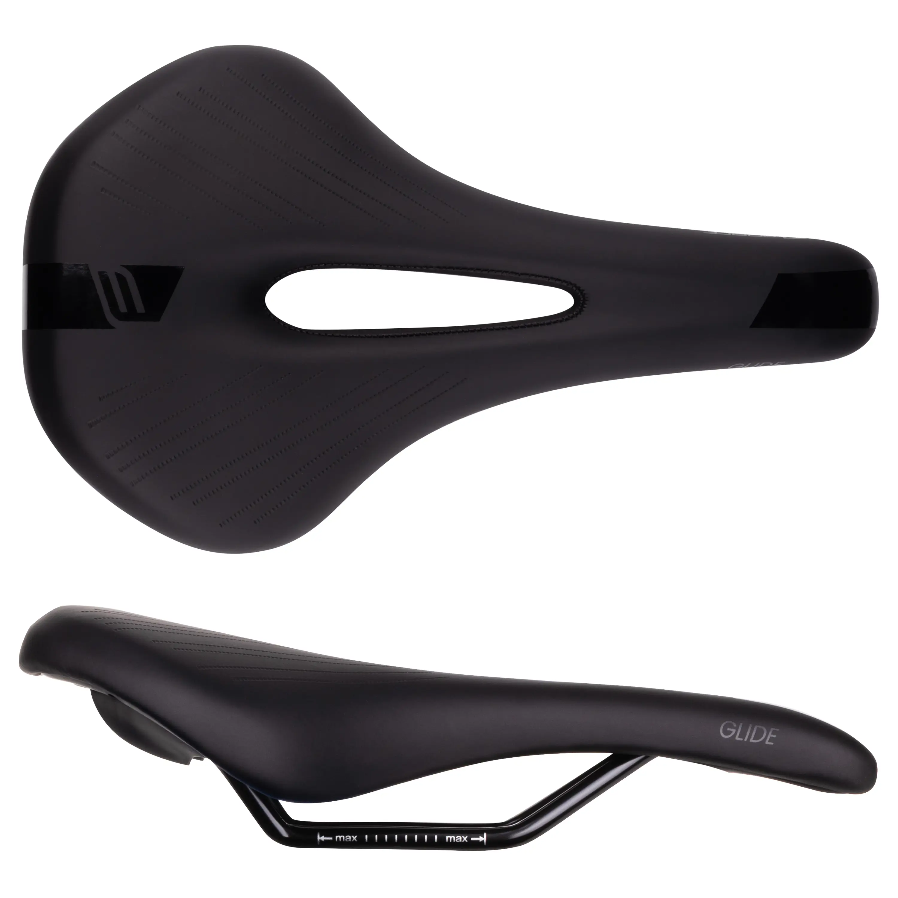 sedlo FORCE GLIDE sportovní, černé