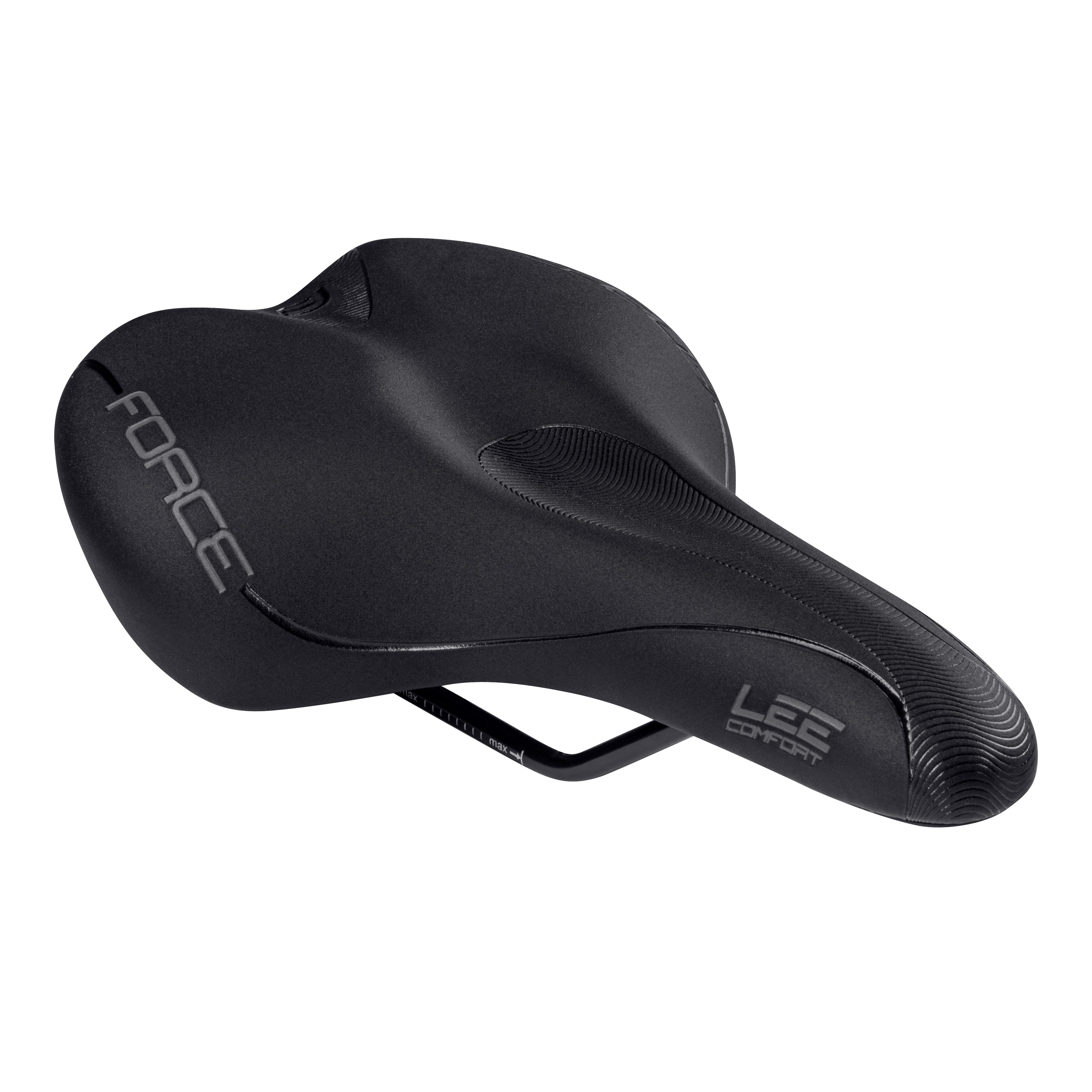 sedlo FORCE LEE COMFORT sport. dámské, černo-bílé