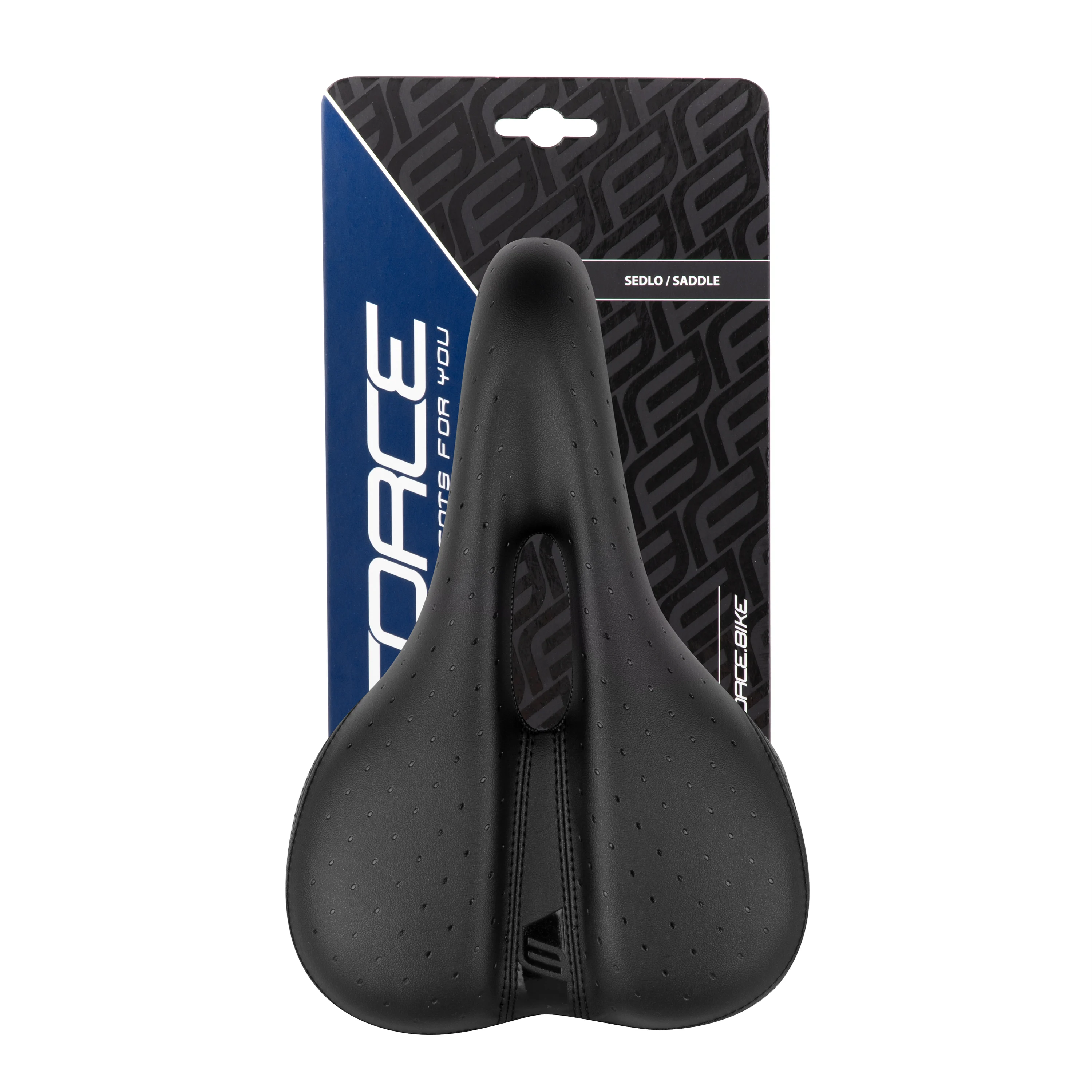 sedlo FORCE LUNA UNI turistické,s elastomerem