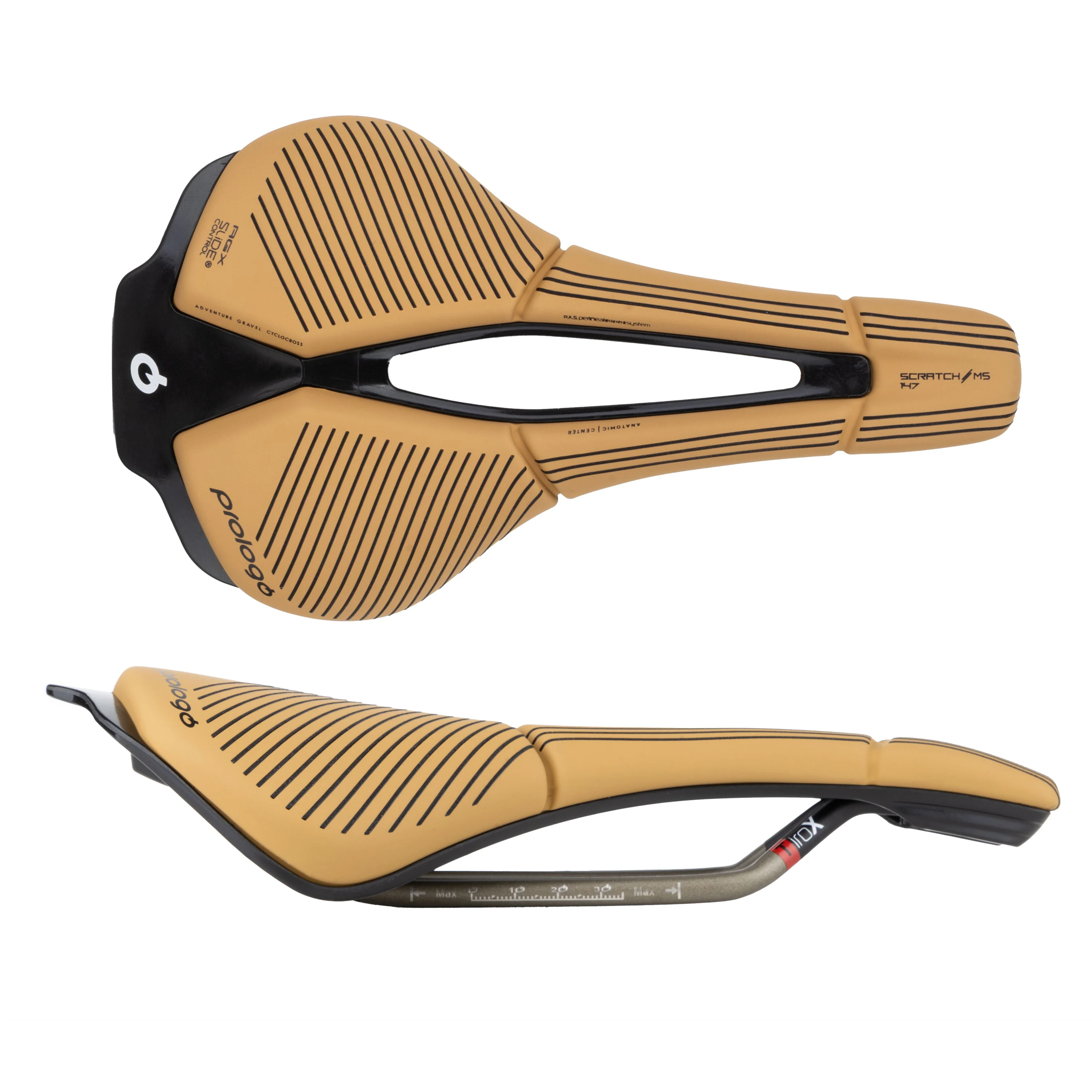 sedlo P SCRATCH M5 PAS TiROX AGX SC 147,hnědé