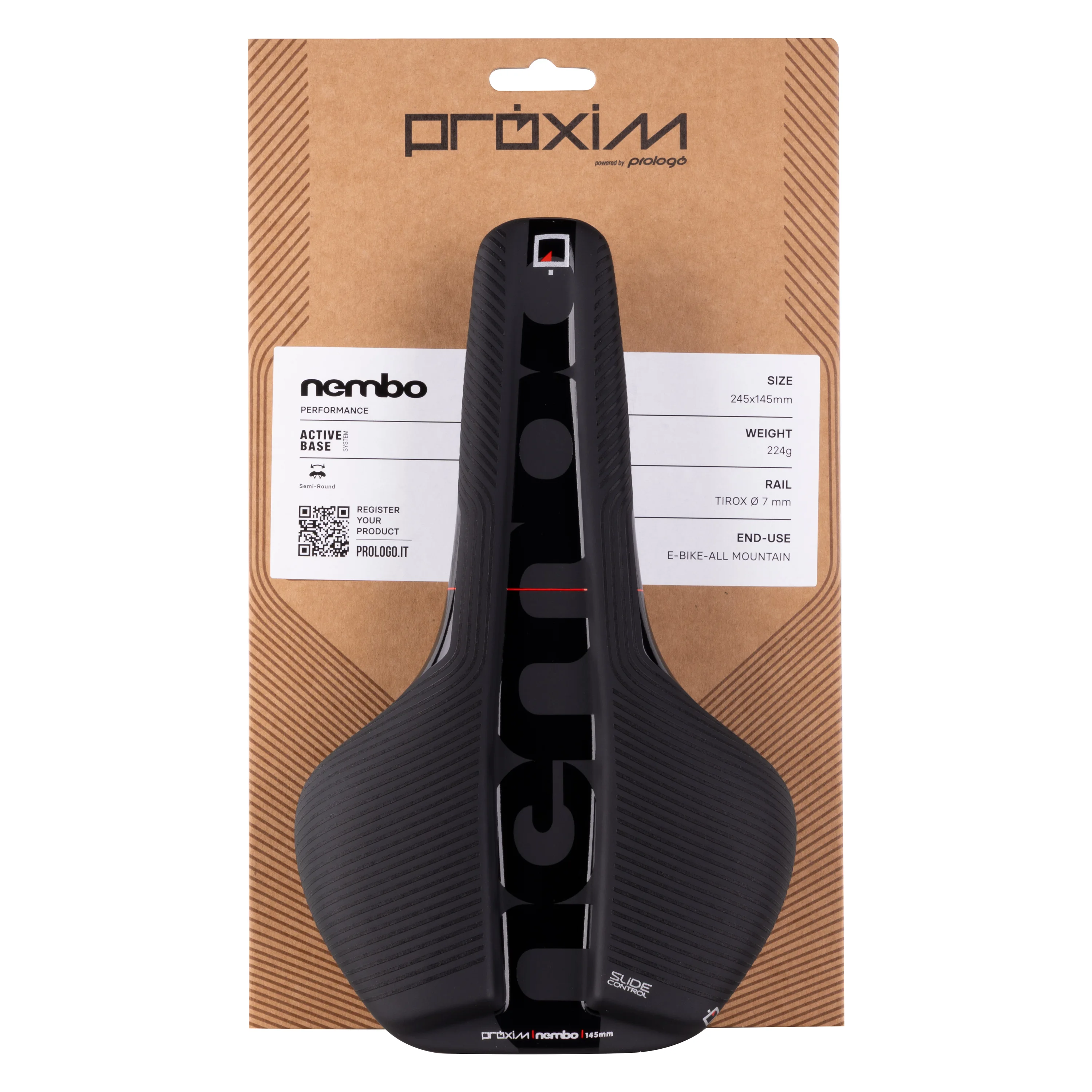 sedlo PROLOGO PROXIM NEMBO TiROX 145 černé