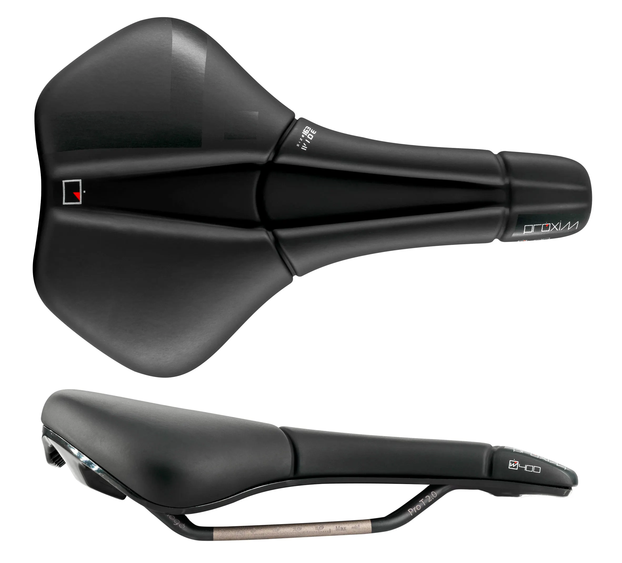 sedlo PROLOGO PROXIM W400 T2.0 WIDER 163 S černé