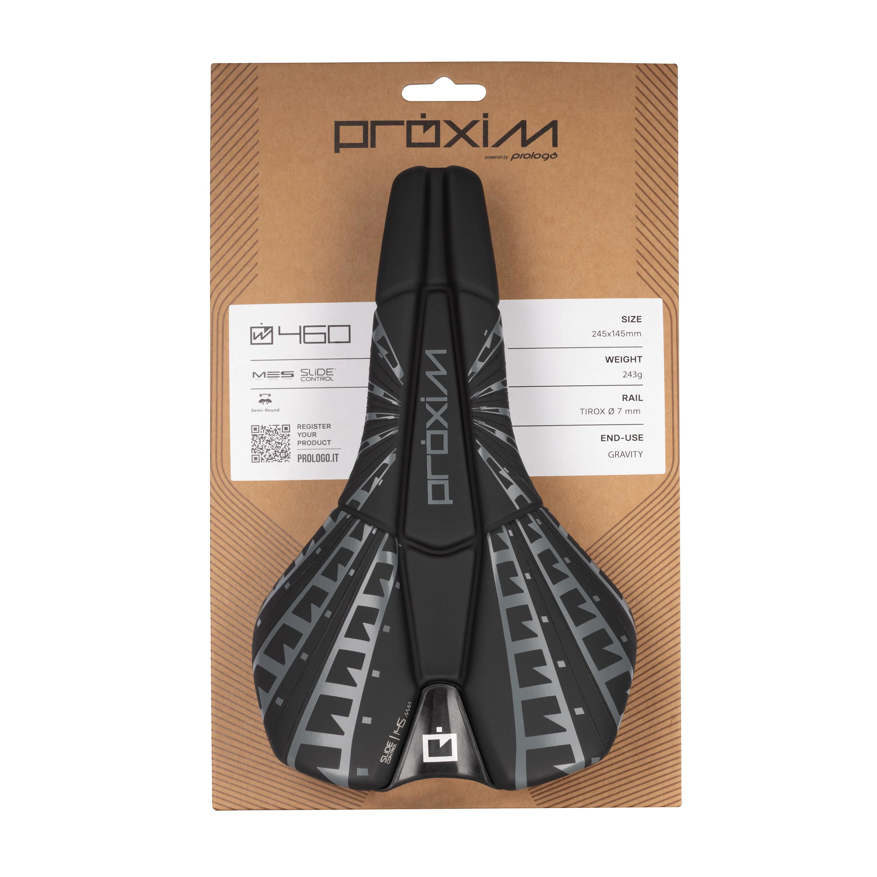 sedlo PROLOGO PROXIM W460 TIROX SC 145 černé