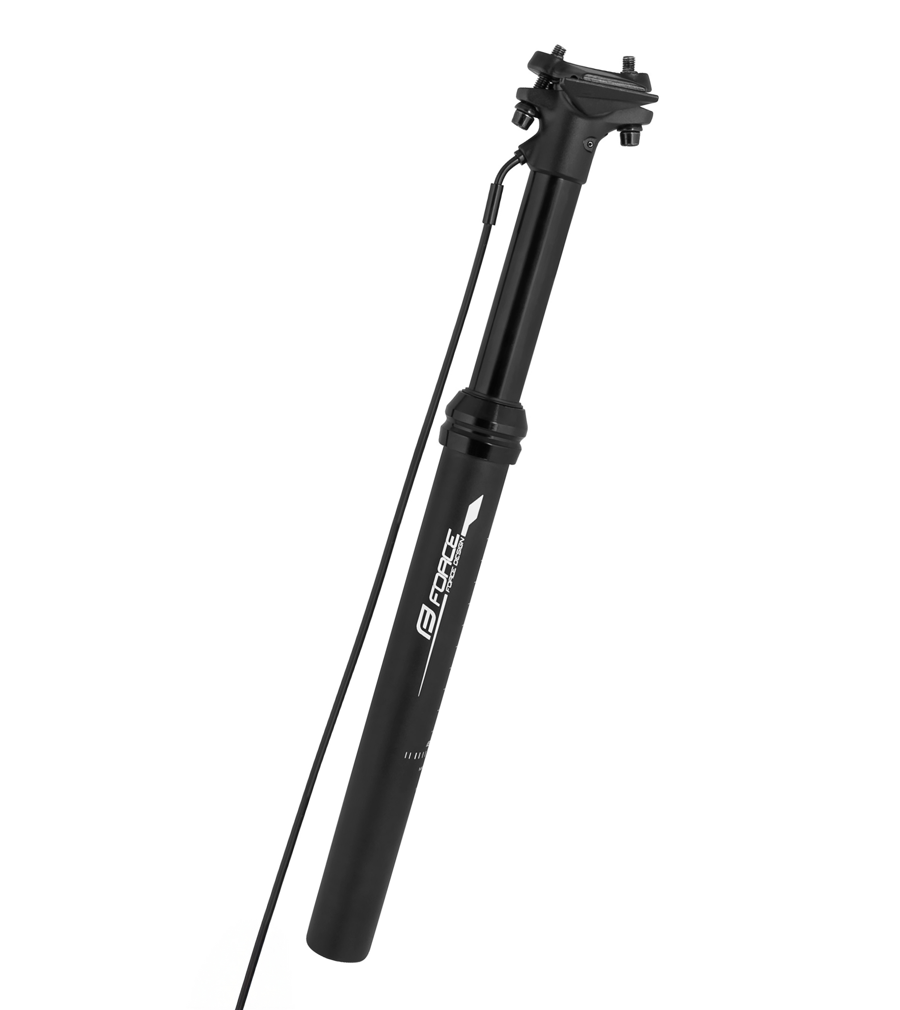 sedlovka FORCE DROPPER 30,9/420mm teleskop,mat.černá