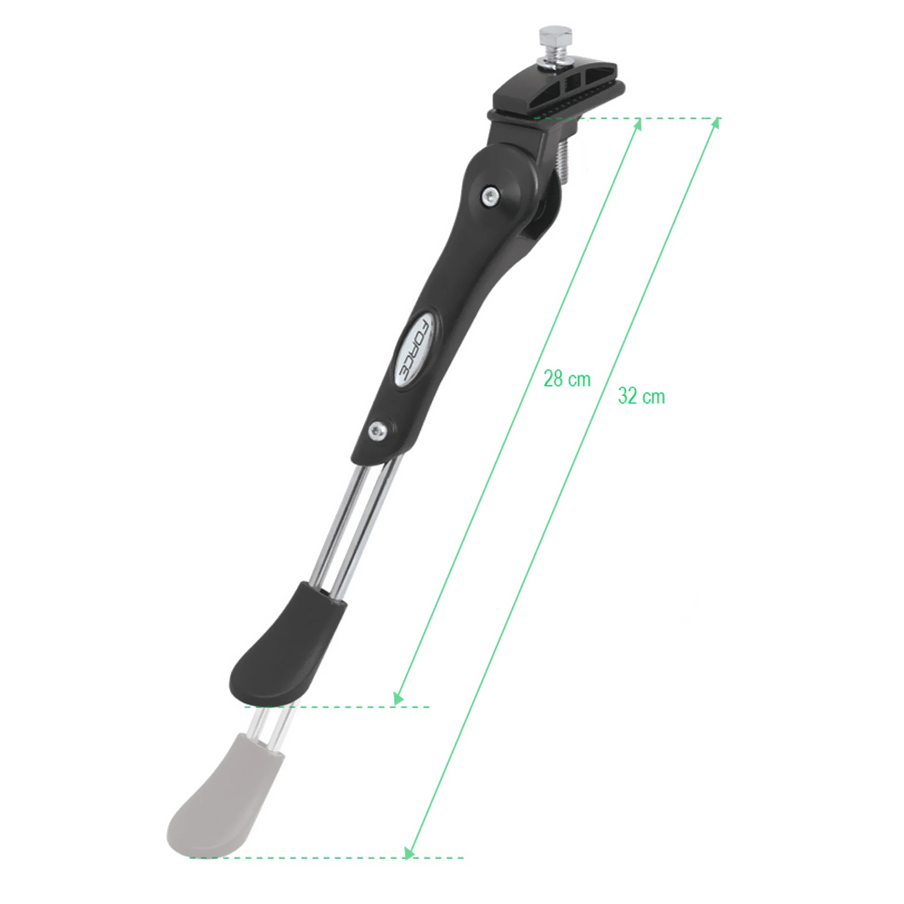 stojánek FORCE LUX 24-28"Al pod rám+protikus,černý