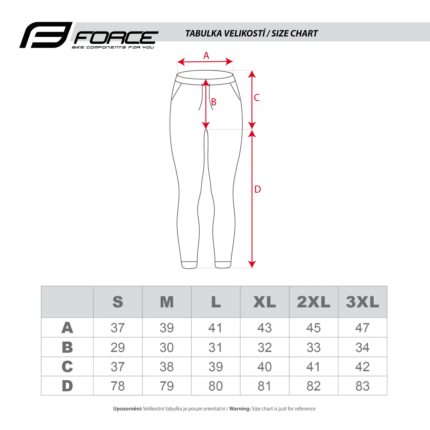 tepláky FORCE COMFY, černé 3XL
