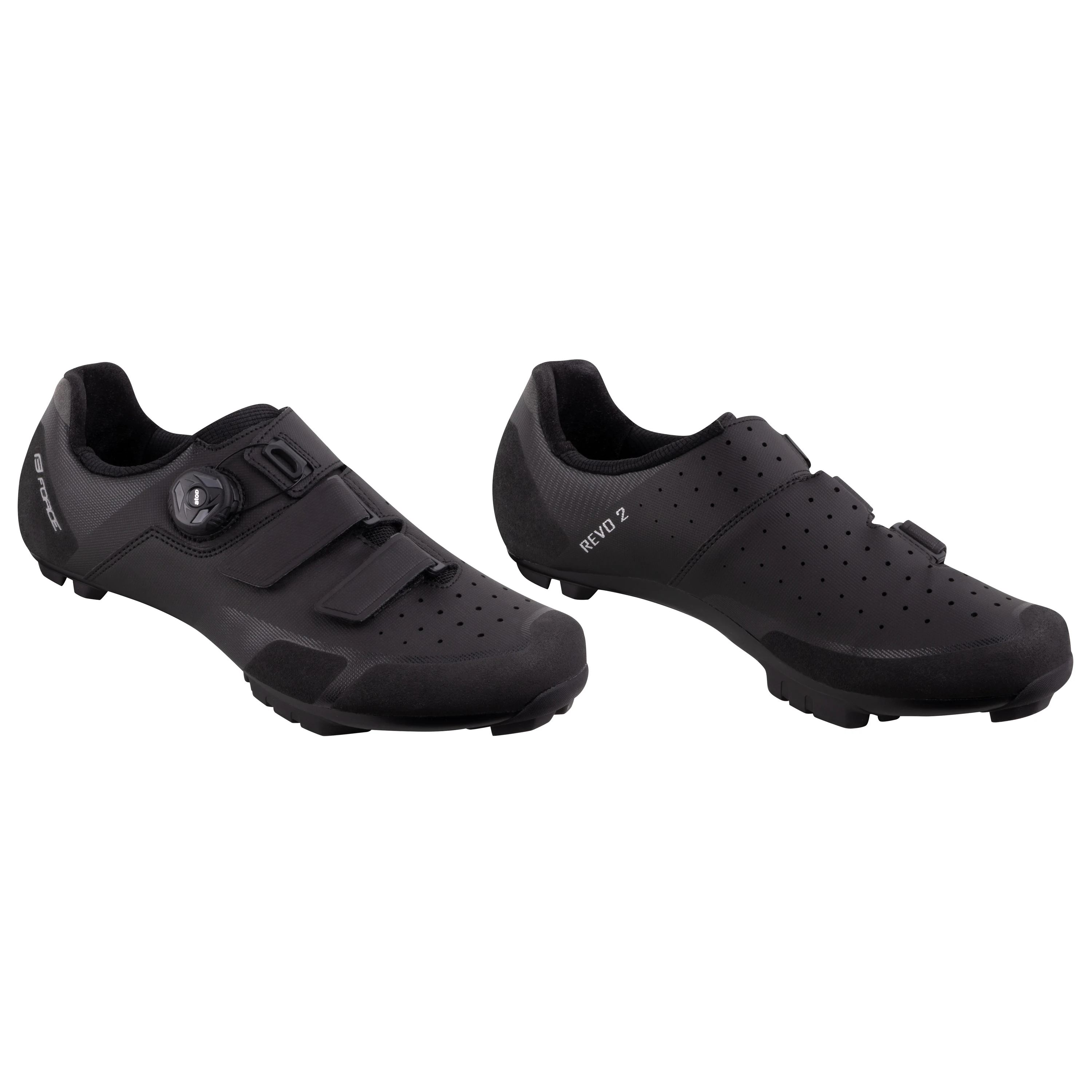 tretry FORCE MTB REVO 2, černé 36