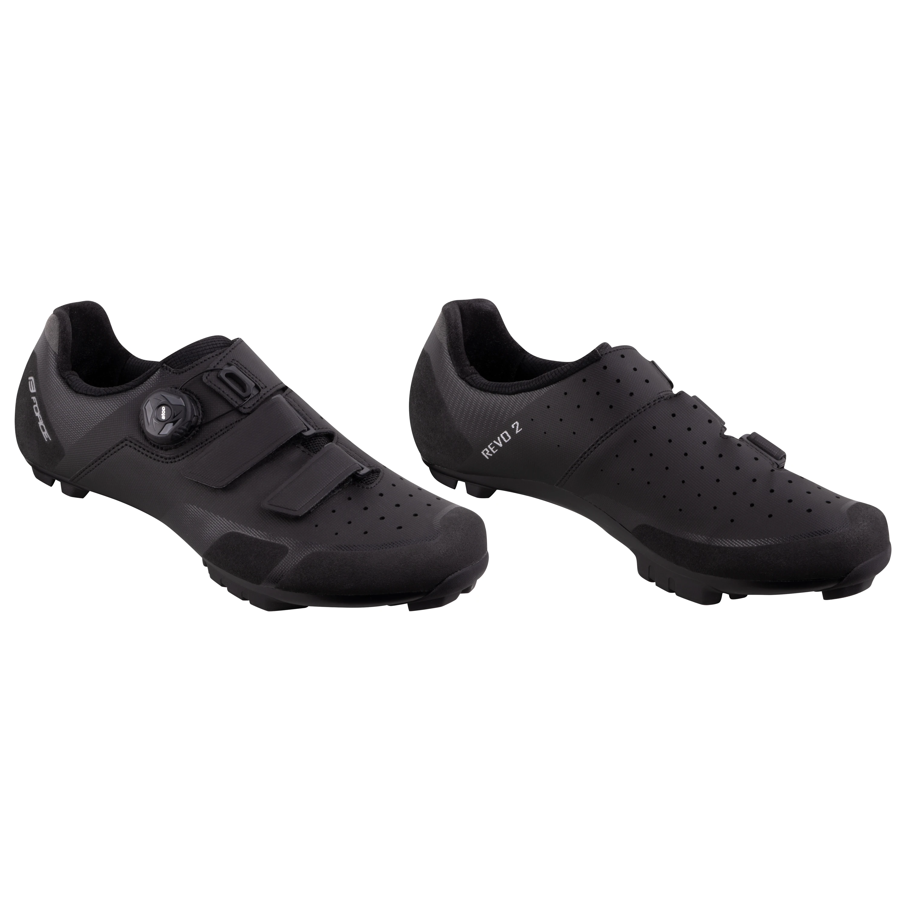 tretry FORCE MTB REVO 2, černé 38