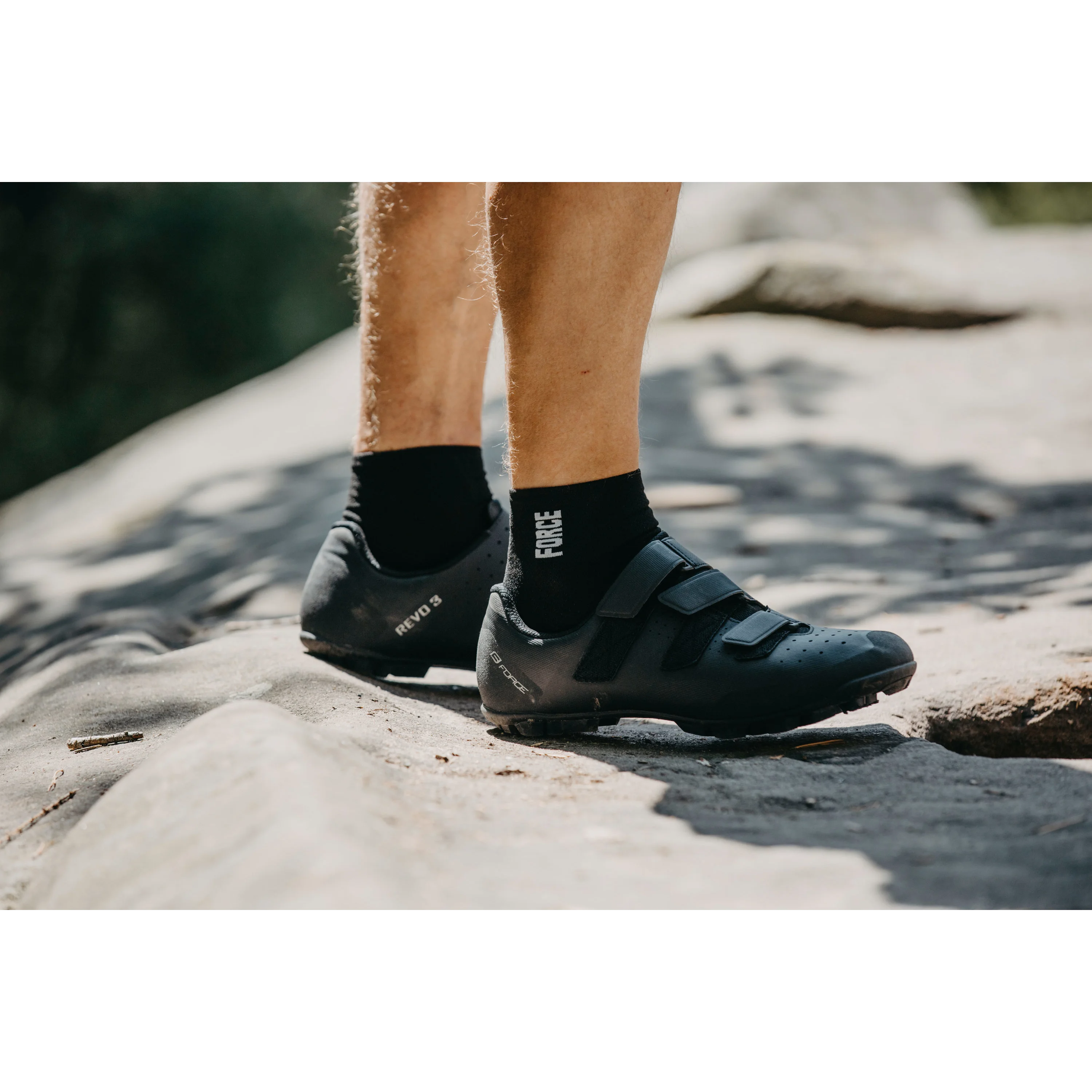 tretry FORCE MTB REVO 3, černé 36