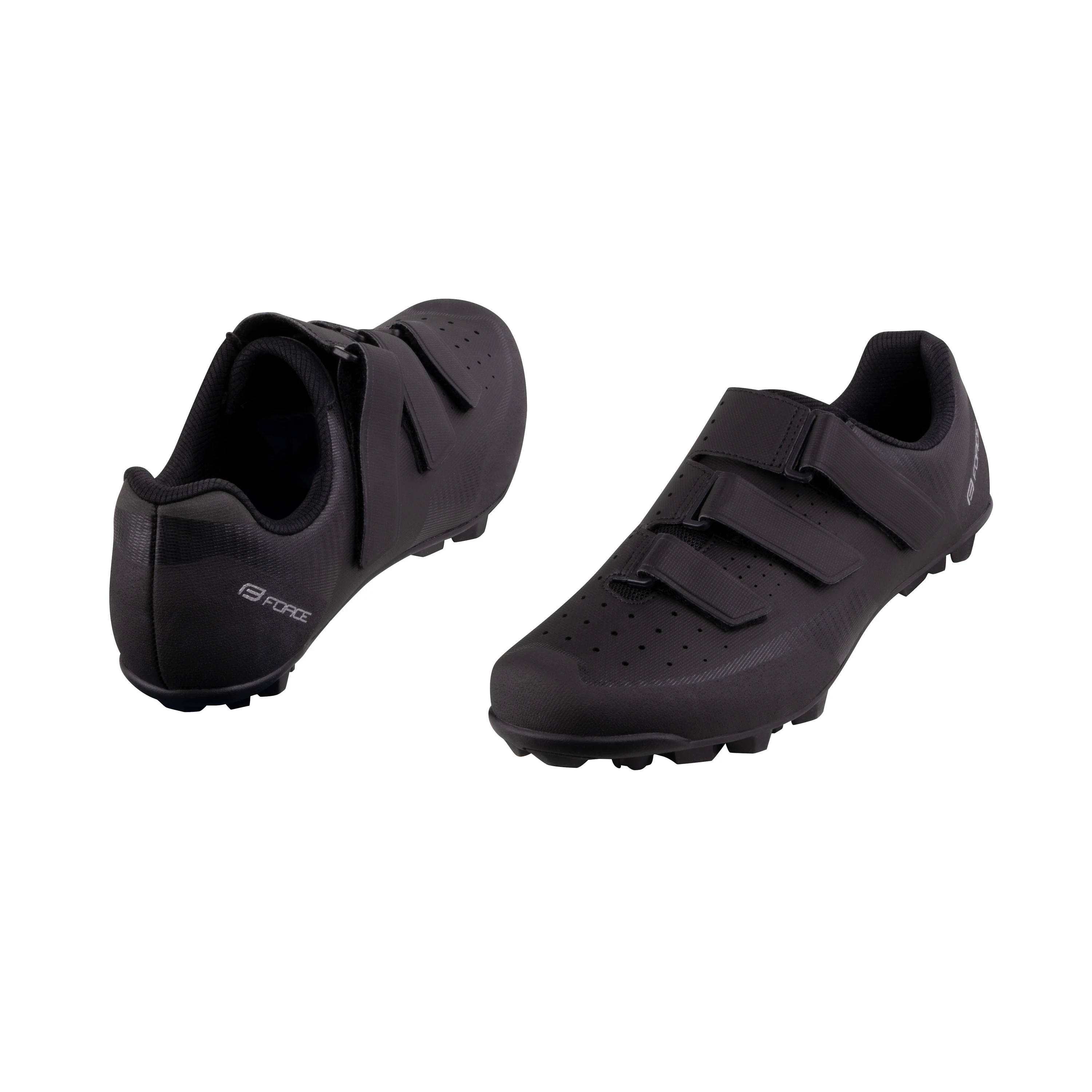 tretry FORCE MTB REVO 3, černé 38