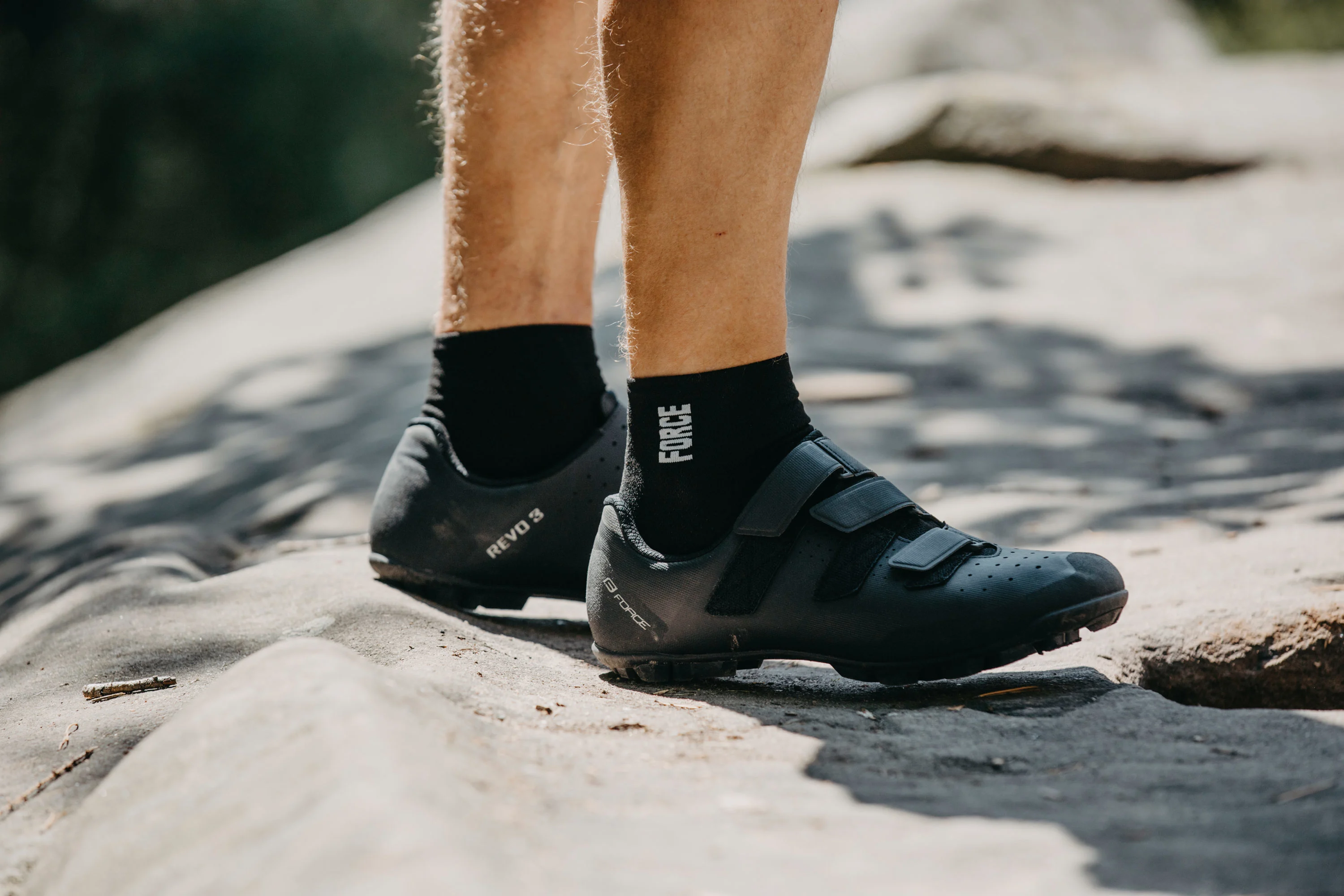 tretry FORCE MTB REVO 3, černé 43