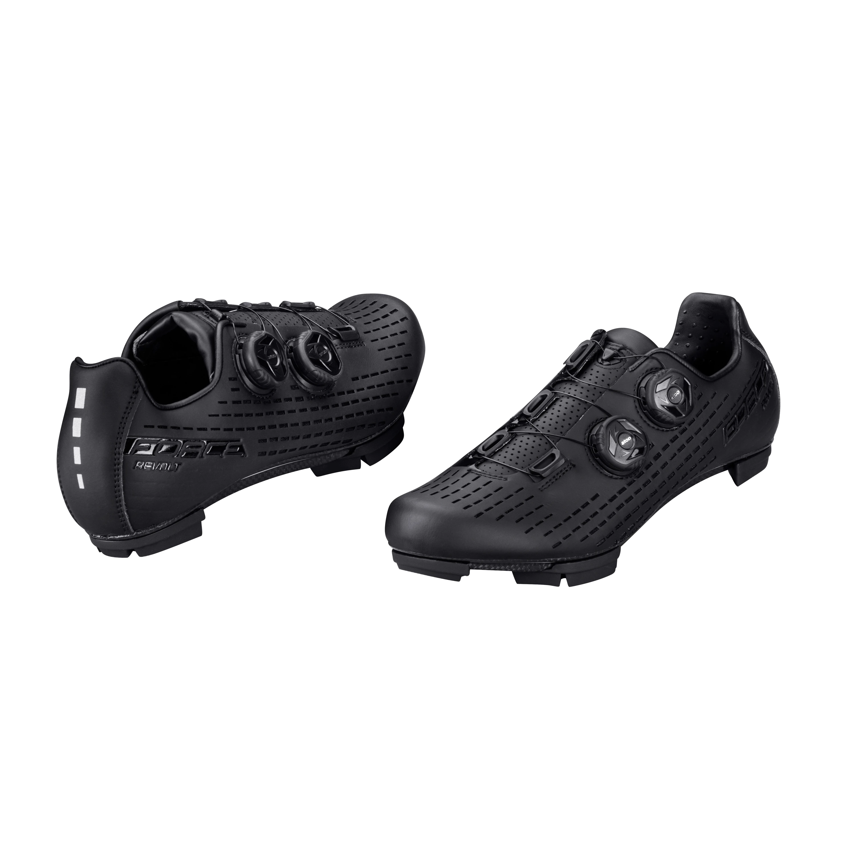 tretry FORCE MTB REVOLT CARBON, černé 42