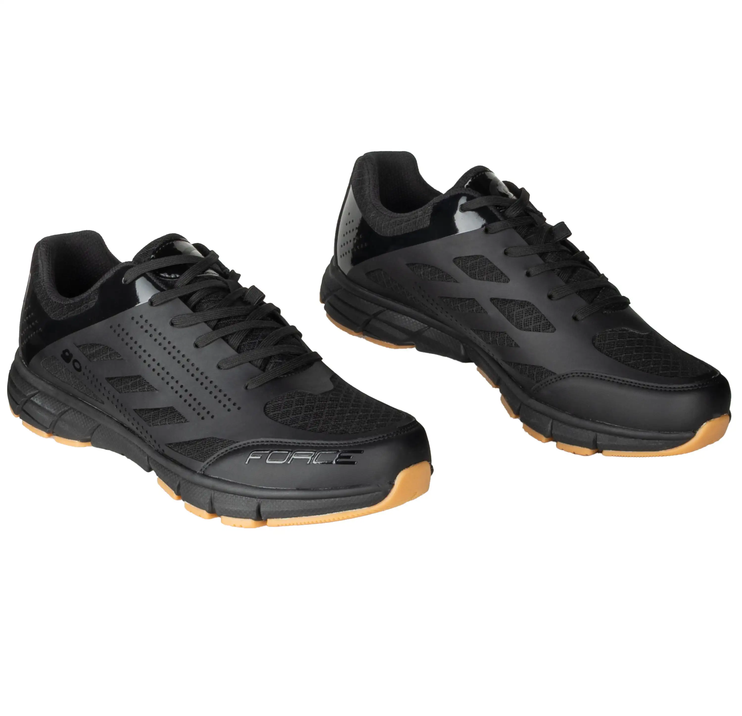 tretry FORCE MTB/TOURIST GO, černo-hnědé 41