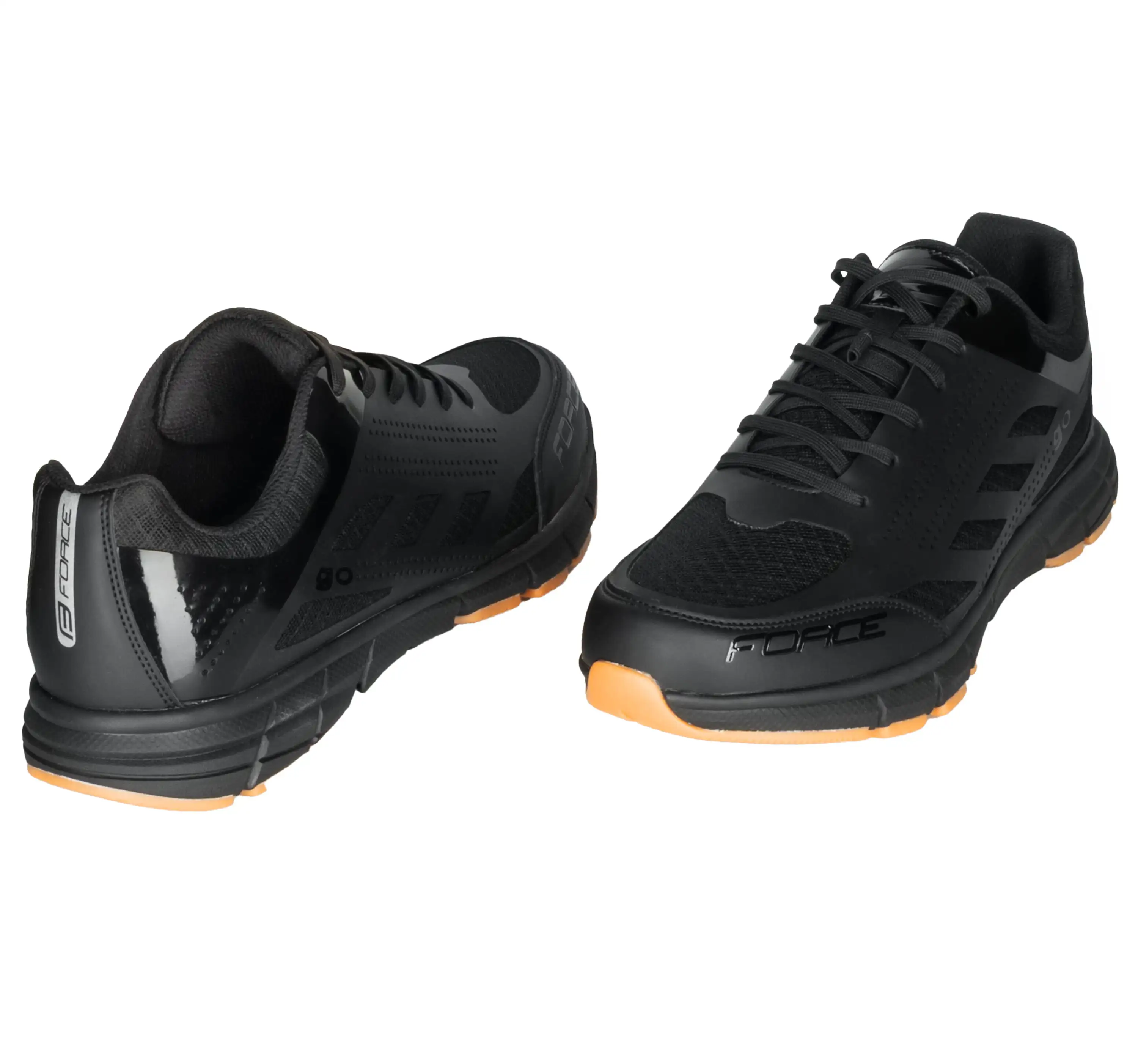 tretry FORCE MTB/TOURIST GO, černo-hnědé 41