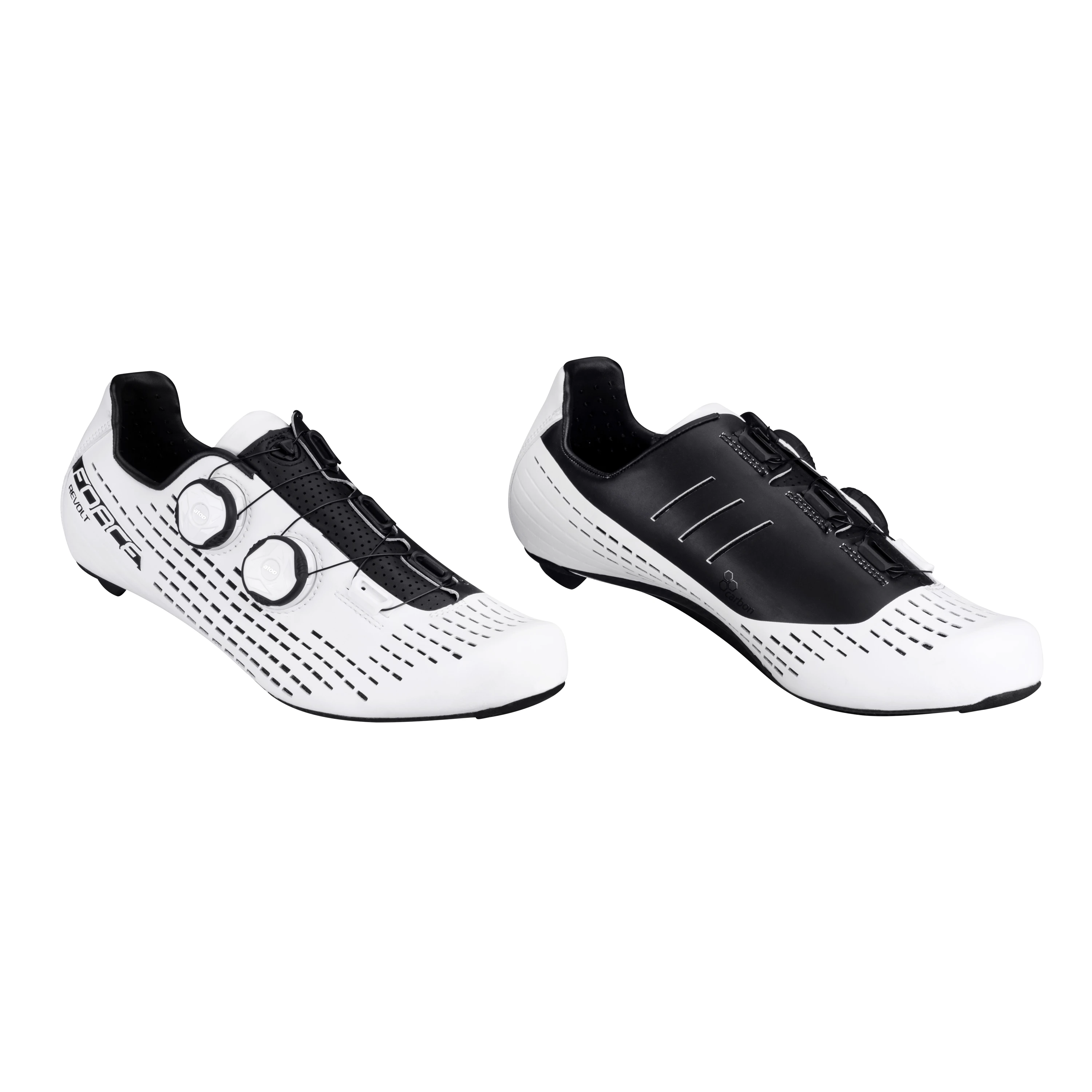 tretry FORCE ROAD REVOLT CARBON, bílé