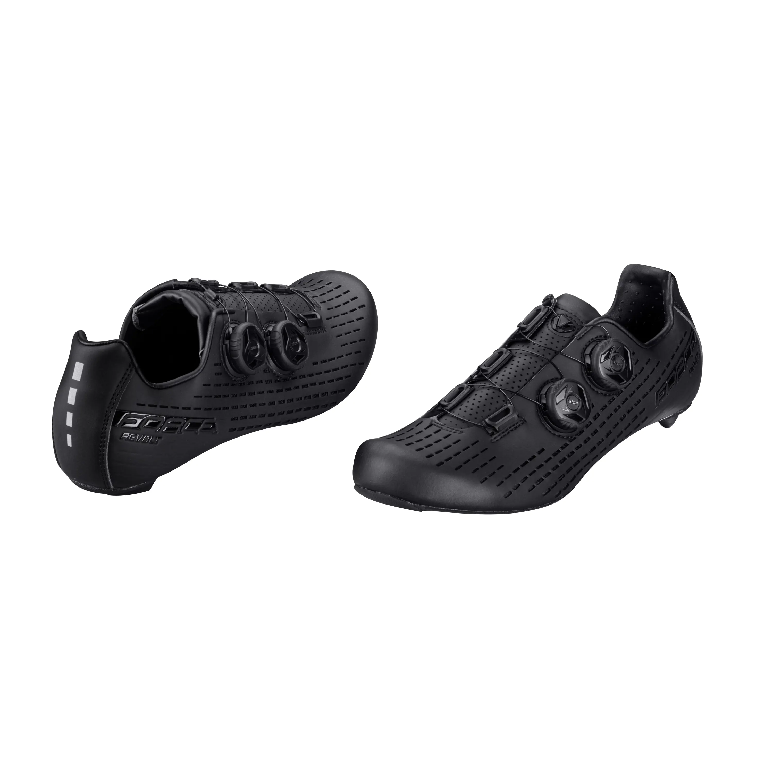tretry FORCE ROAD REVOLT CARBON, černé 41
