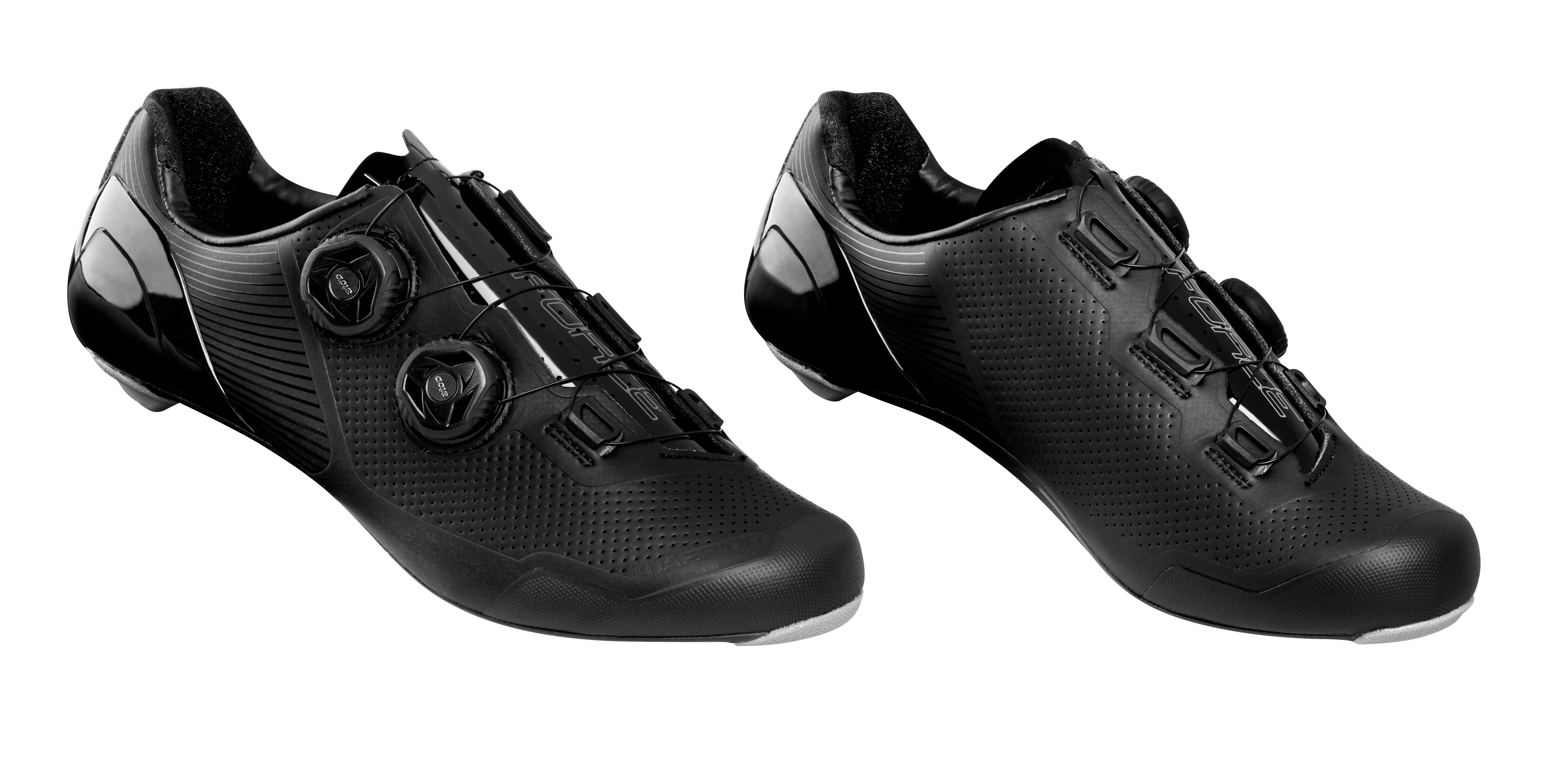 tretry FORCE ROAD WARRIOR CARBON, černé 42