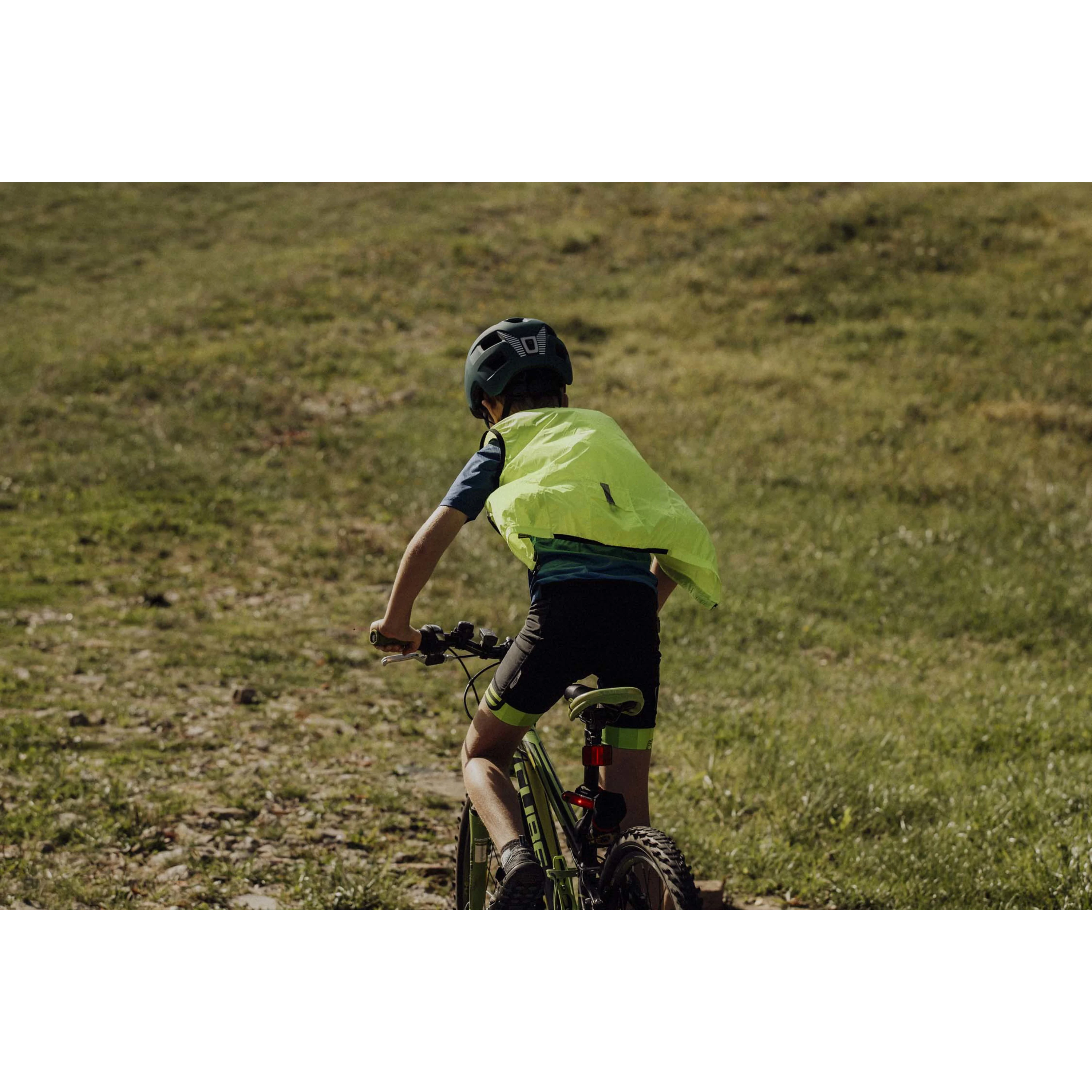vesta FORCE WINDPRO KID, plná záda, fluo 128-140