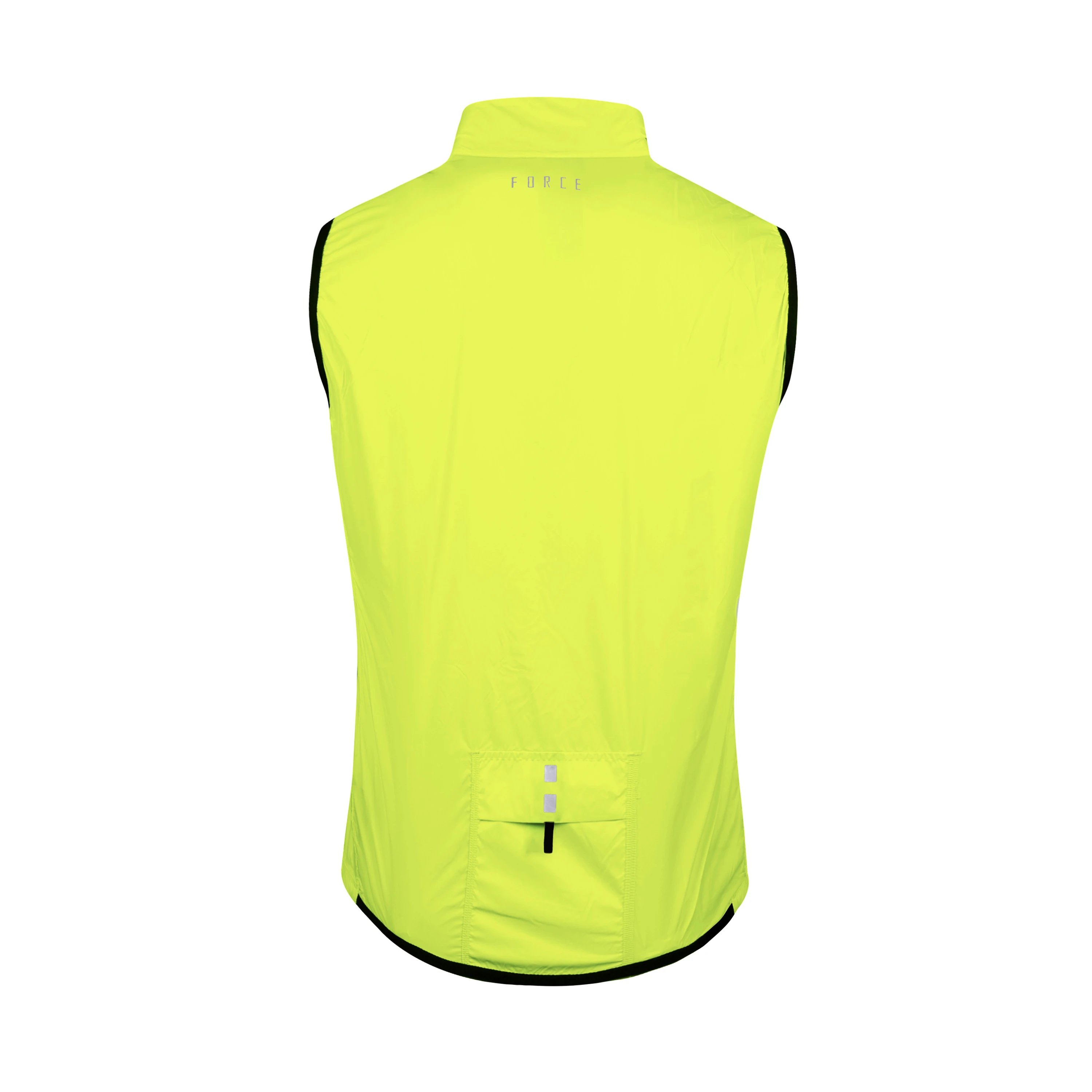 vesta FORCE WINDPRO KID, plná záda, fluo
