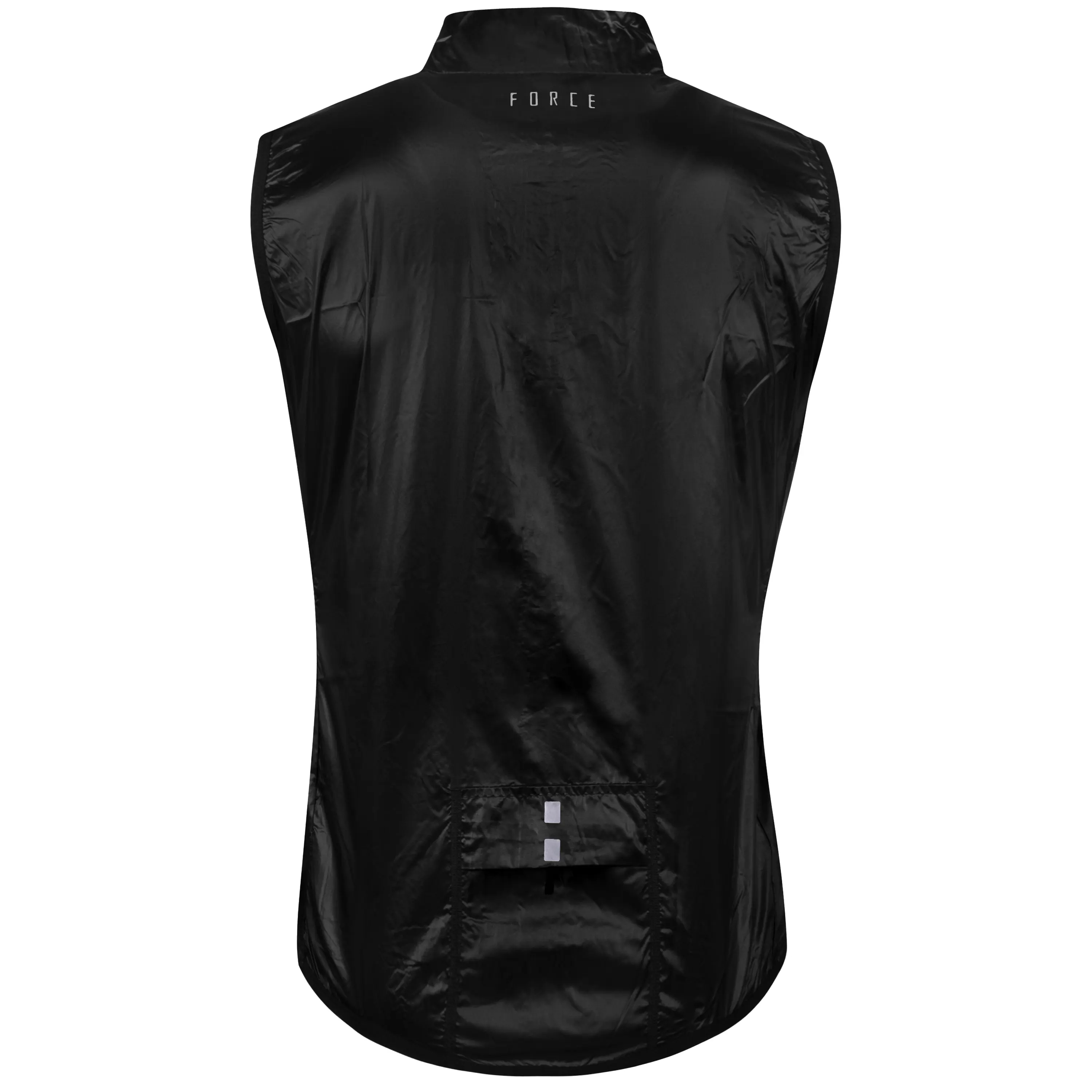 vesta FORCE WINDPRO, plná záda, černá