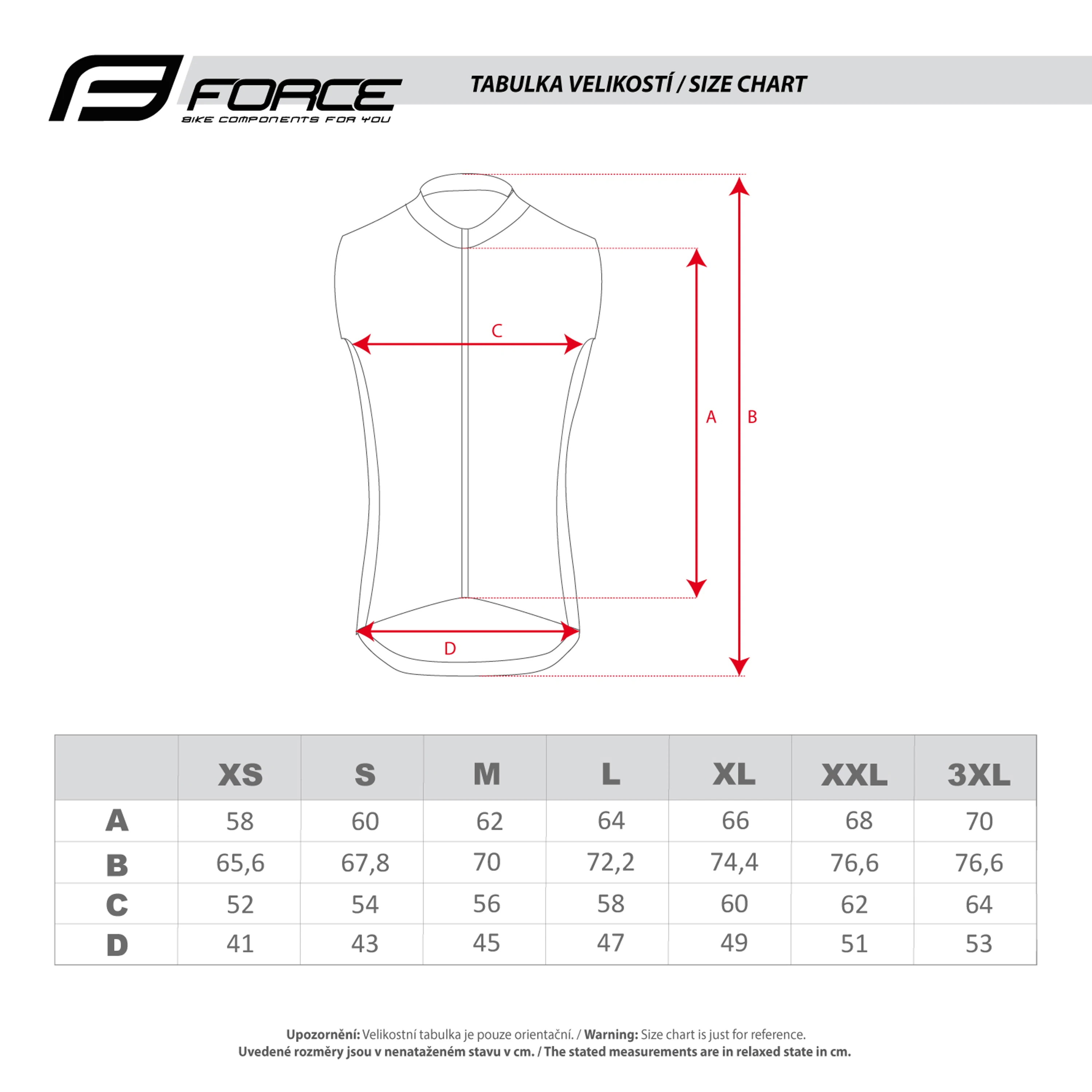 vesta FORCE WINDPRO, plná záda, oranžová 3XL