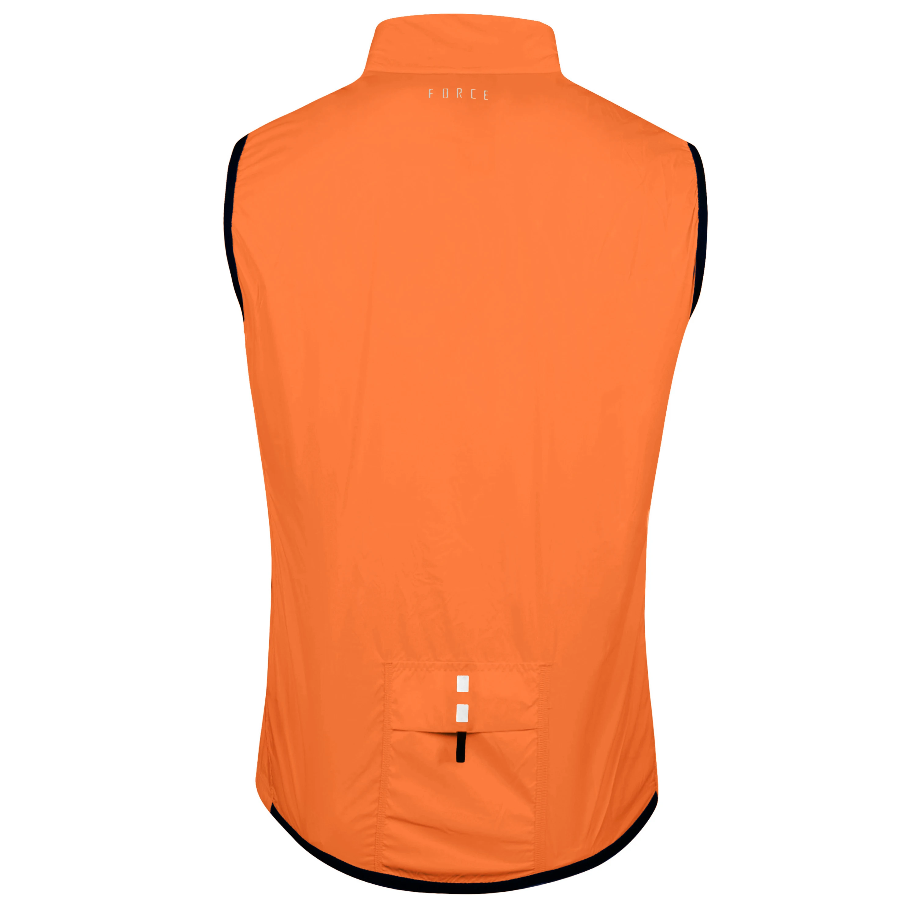 vesta FORCE WINDPRO, plná záda, oranžová XL