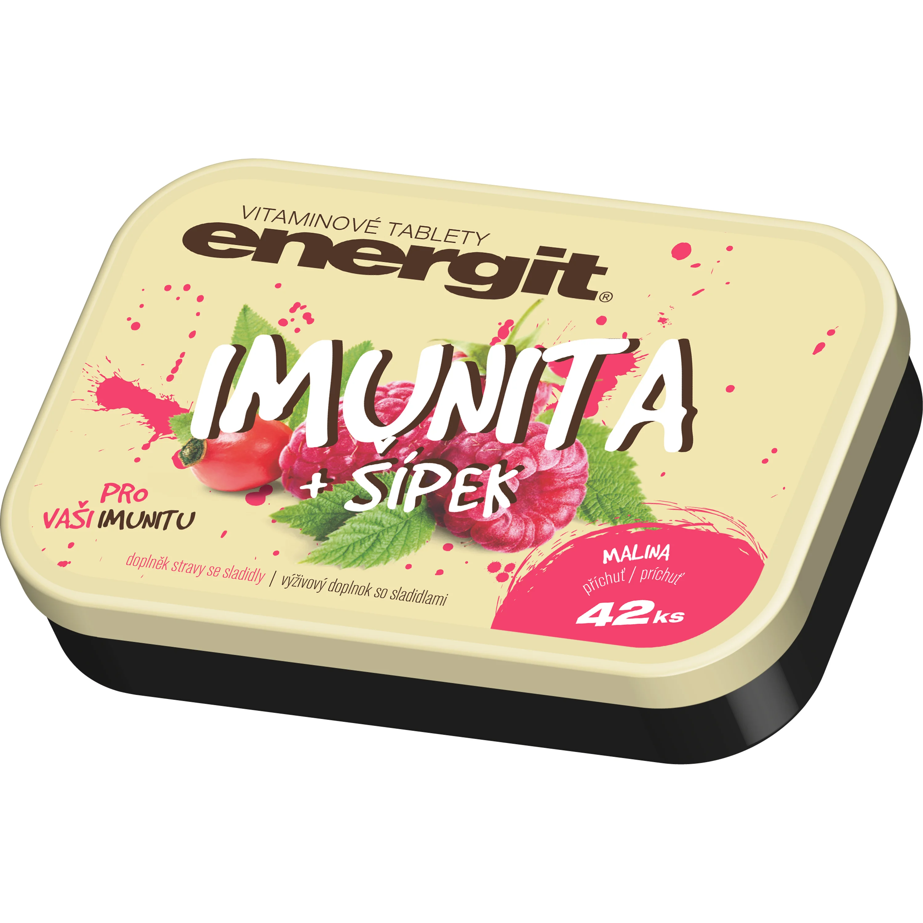 VITAR Energit Imunita, 42 tablet malina