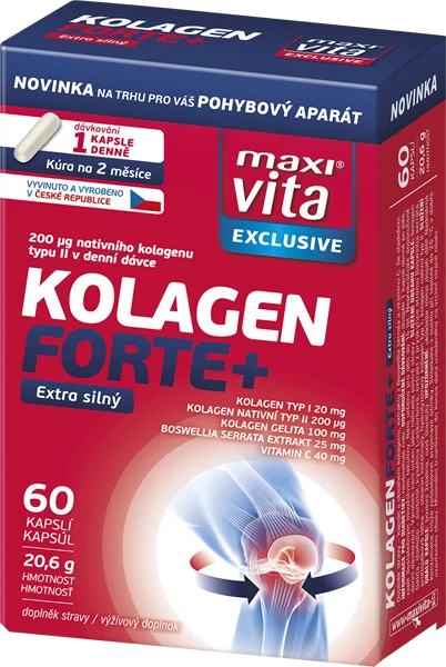 VITAR Maxi Vita Excl Kolagen forte+, 60 kapslí