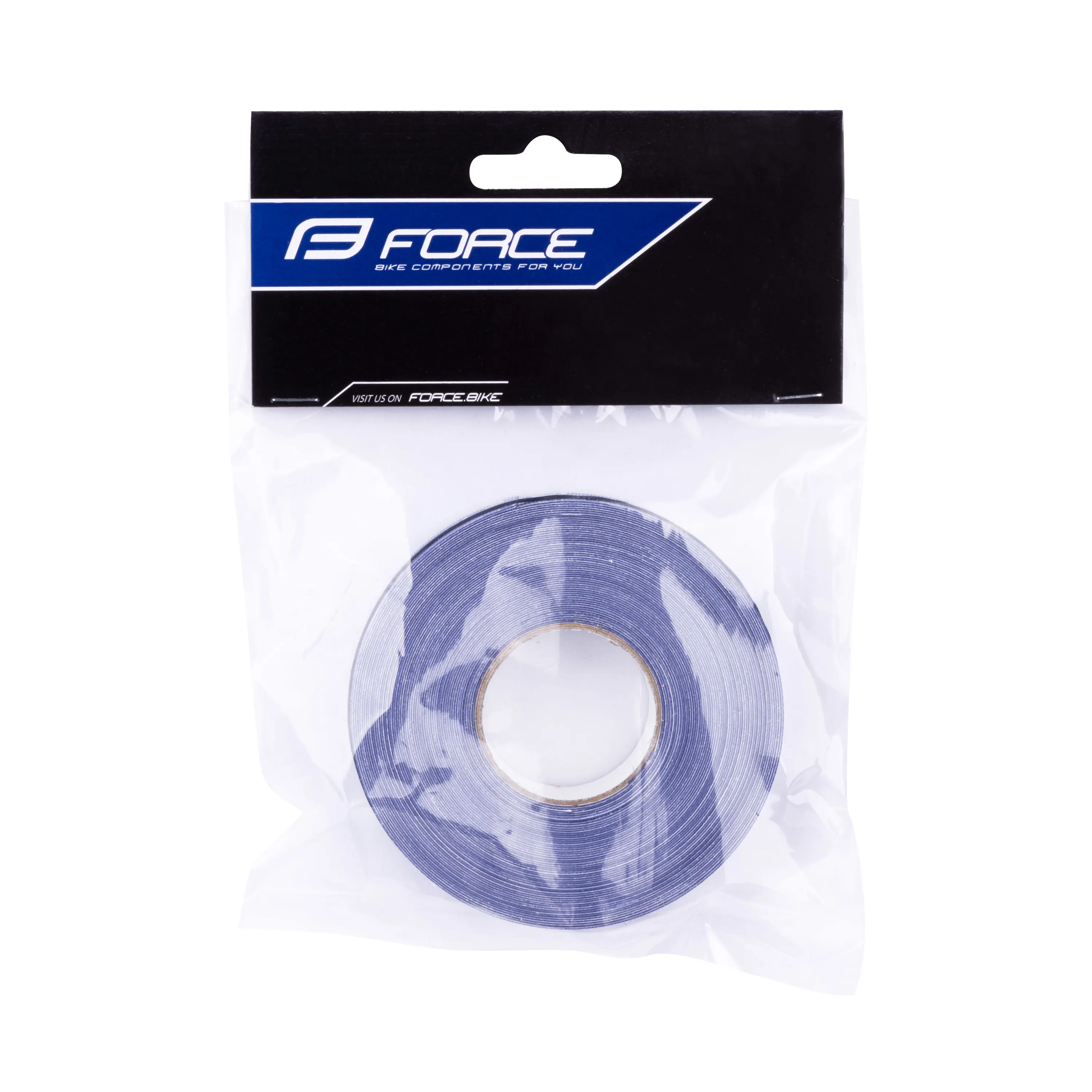 vložka ráfková FORCE lepící 19mm x 10m, modrá