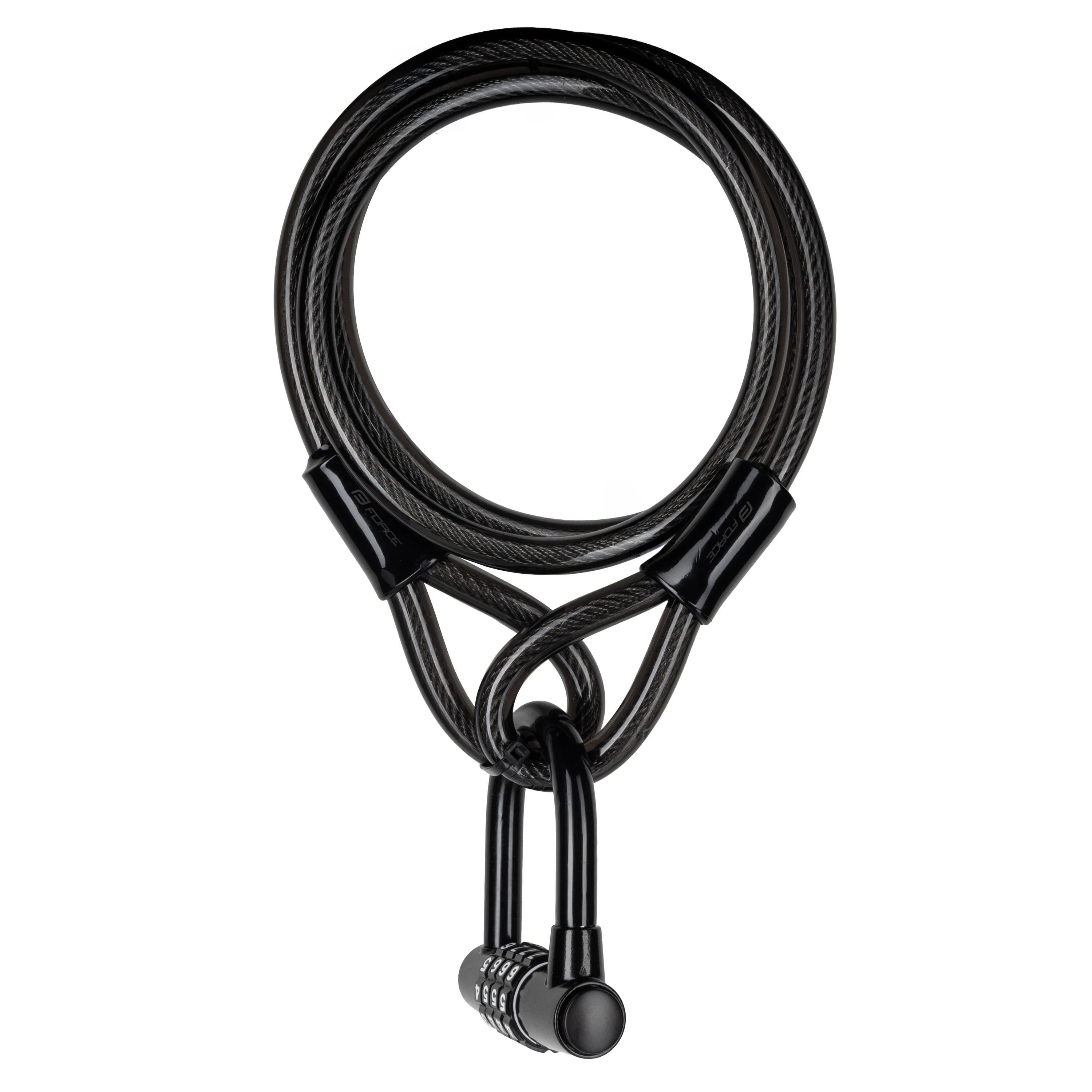 zámek FORCE DUO, podkova 10/93x103+lanko 12/1500mm